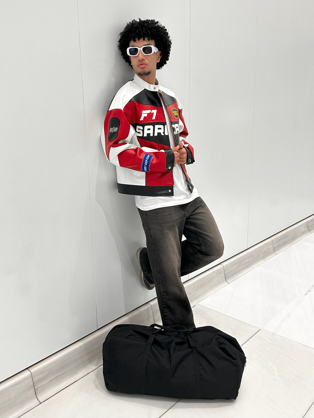 Men's Red Racer Jacket